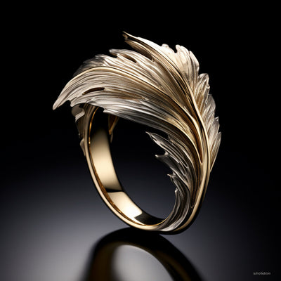 Feather Ring Set